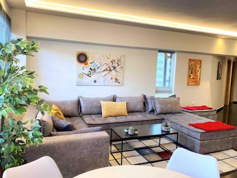 New Amazinglarge Luxury 4Br Suite/1Min Toacropolis Athens Luaran gambar